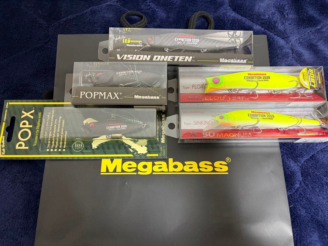 【希少】メガバスエキシビジョン大阪 2026 5種 コンプセット