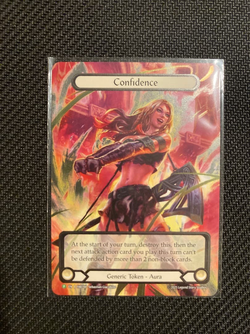 Confidence/自信 token (Promo FAB394)