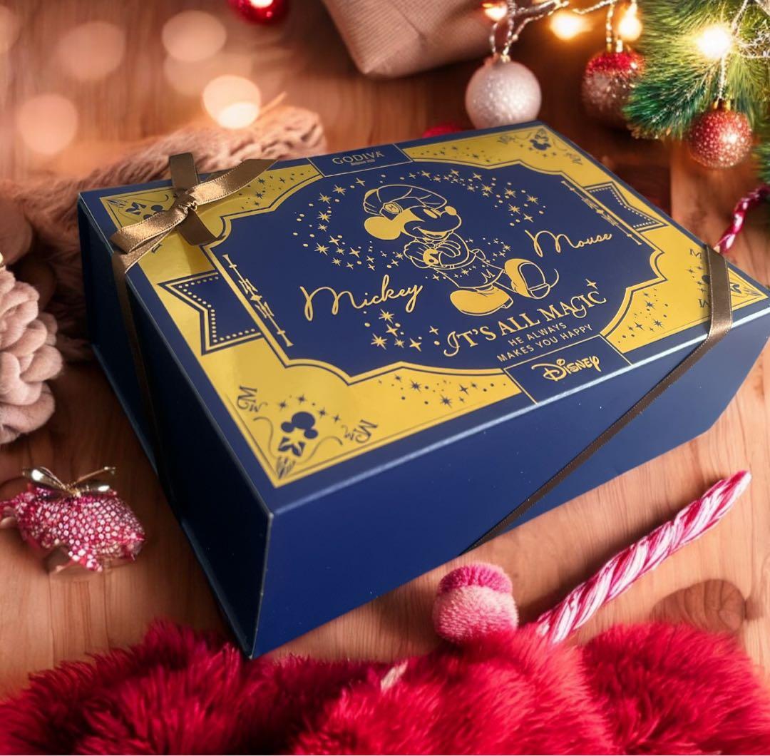 DISNEY VALENTINE 2026♪ミッキーGODIVA2段BOX♡新品