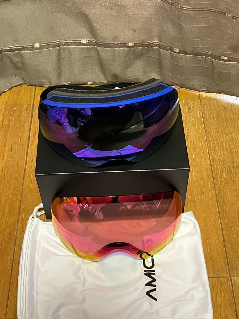 AMICSS アミックス ゴーグル スペアレンズ付き