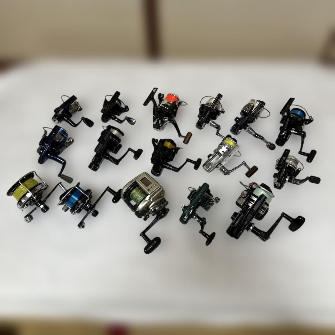 スピニングリール オールドリール　16点セット