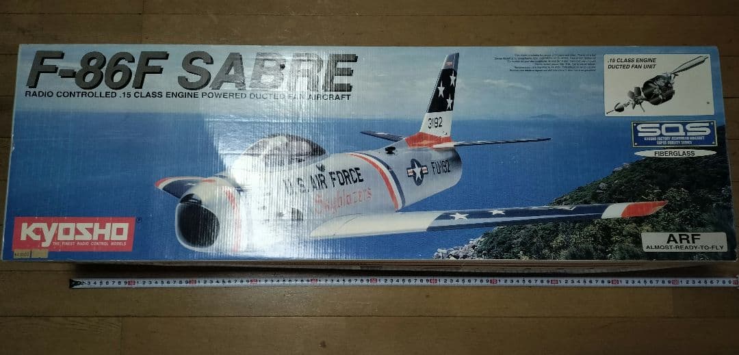 京商　F86 SABRE　OS エンジン付き　ダクトファン　ラジコン　飛行機