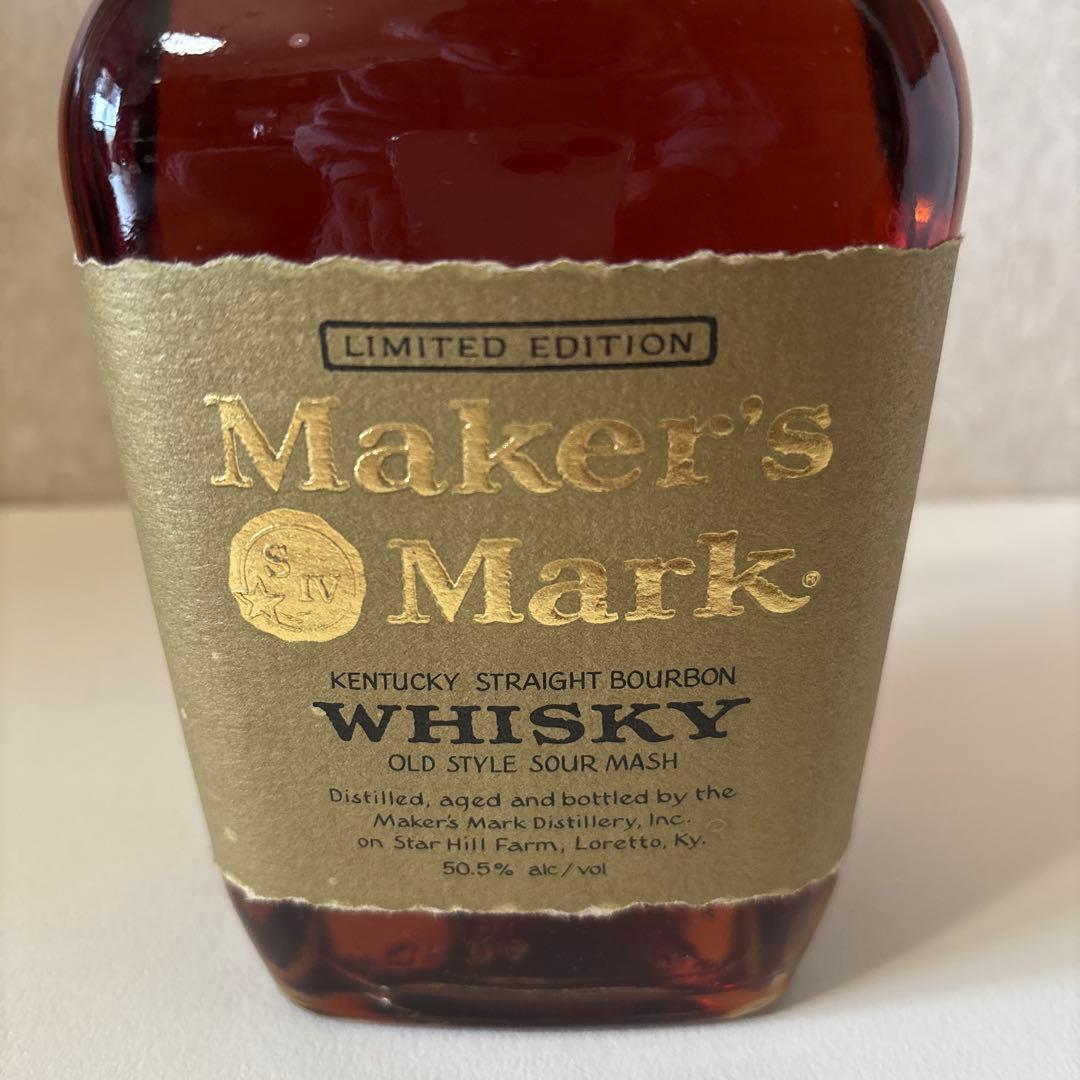 【未開封】メーカーズマーク ゴールドトップ Maker's Mark 旧ラベル
