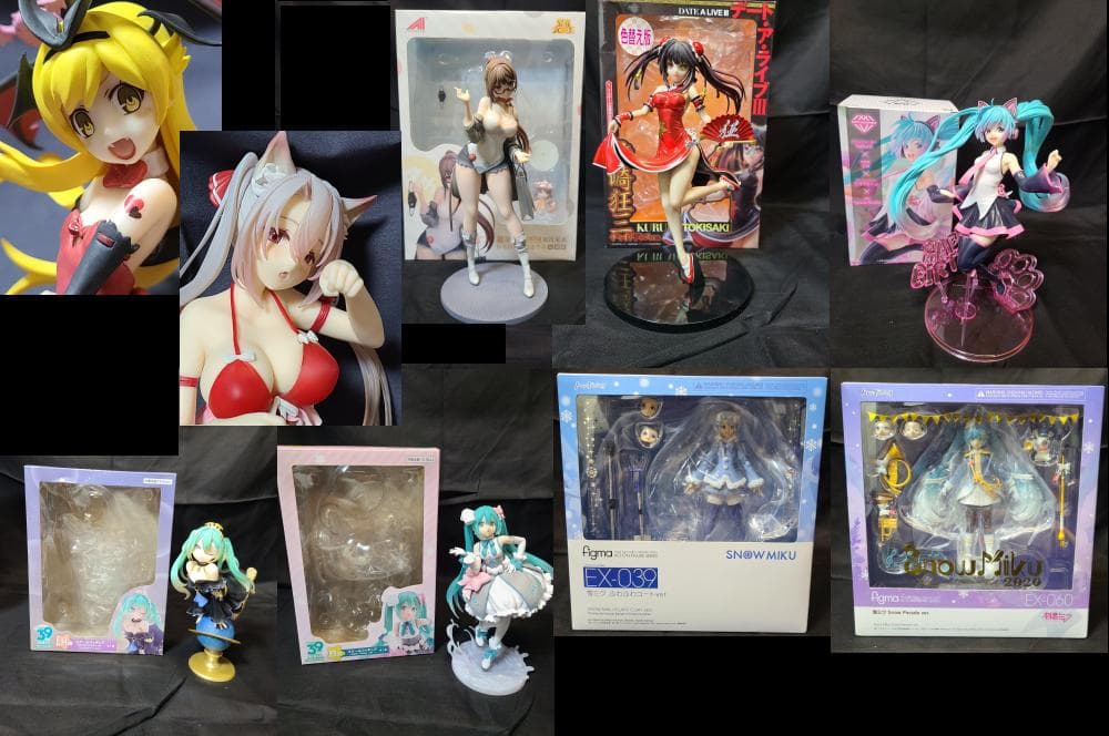フィギュア 9体セット 初音ミク 雪ミク 時崎狂三 など