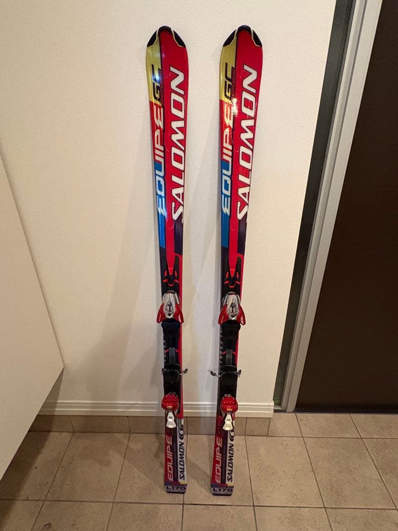 SALOMON スキー板 バインディング付き