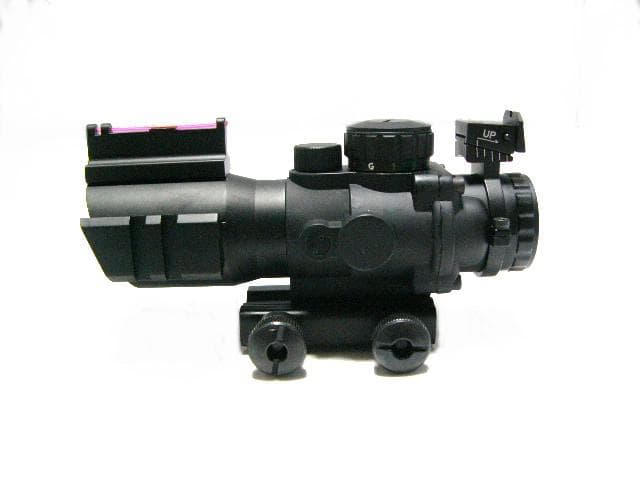 Trijicon型ACOG4倍X32赤緑青発光イルミネーテッドスコープ新品