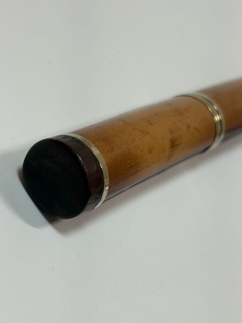 【稀少】セーラー万年筆 長原宣義 ペン先 21K 煤竹 純金プレート 竹取物語