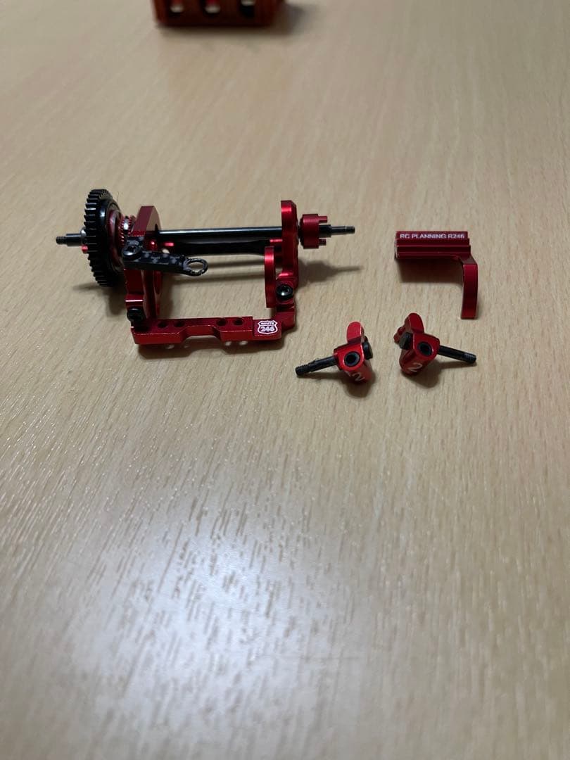 激レア！ミニッツ MMLモーターマウント ・ボールデフ・ナックル MS専売品