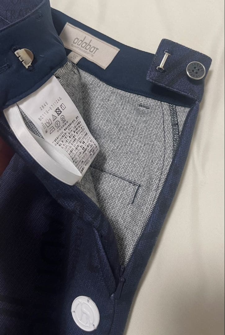 【新品タグ付】adabat アダバット ゴルフスカート 36