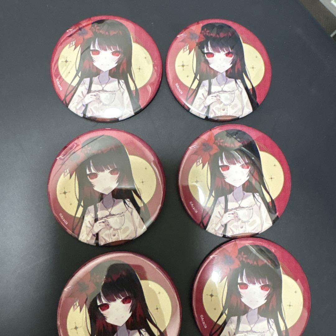 魔法少女ノ魔女裁判 二階堂ヒロ　コラボカフェ 缶バッジ 6個