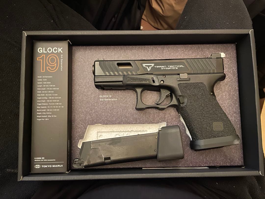 サイドアームズ　東京マルイ Glock19Gen3 TTI G19JW HB