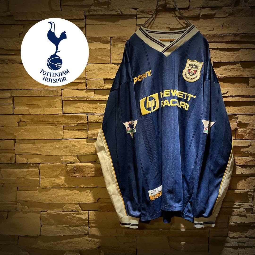 【当時物】pony×トッテナム/97-98/スパーズ/長袖ユニ/プレミアパッチ付