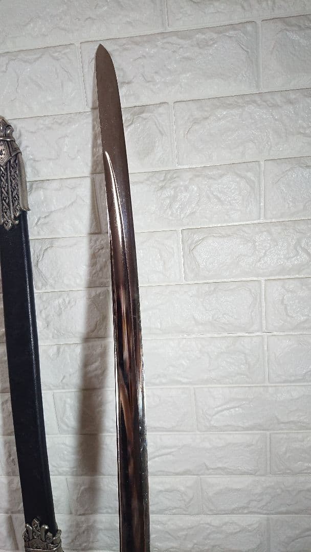 稀少 DENIX ブラック・バート 海賊サーベル 95cm シルバー 模造刀