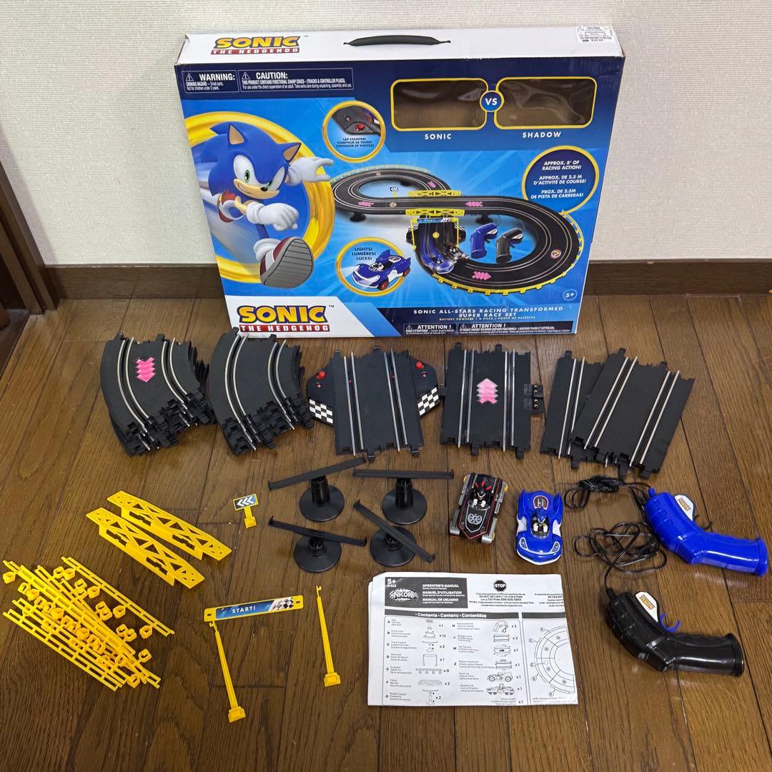 アメリカ　海外　おもちゃ　ソニック　シャドウ　スーパーレースセット　レーシング