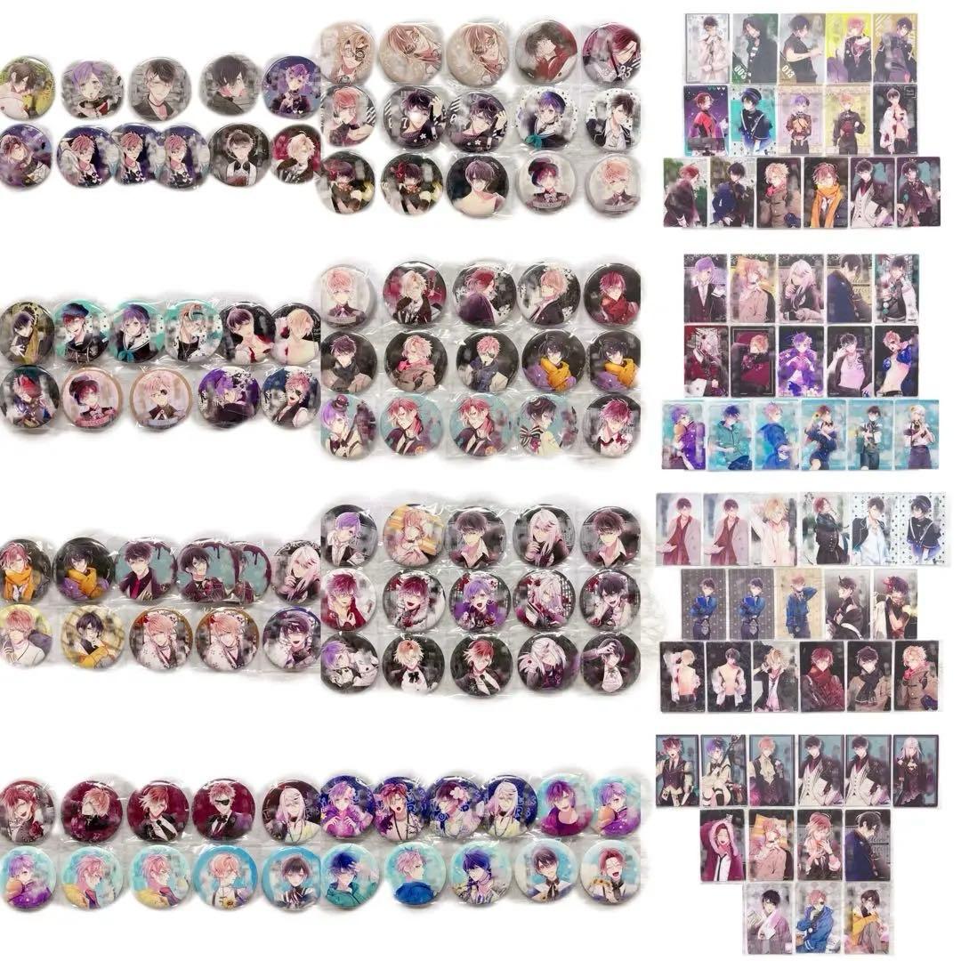 ディアラバ 受注限定 メッセージ入り缶バッジ99点/クリアカード79点