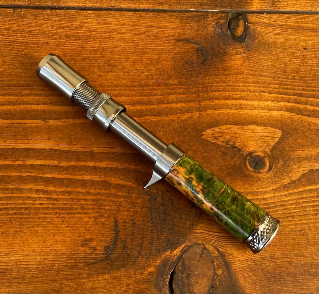 トラウトグリップ　インロッドフェルール　渓流　ベイトロッド　スタビライズドウッド