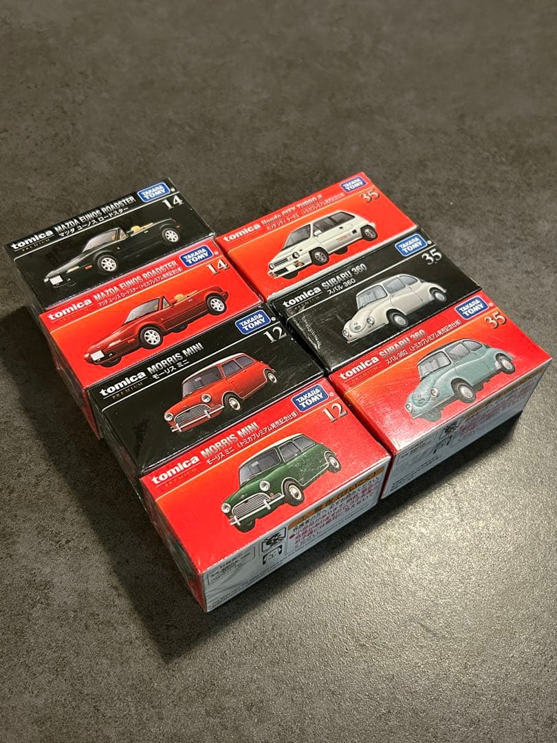【新品未開封】ロードスター／モーリスミニ／スバル360 7台セット