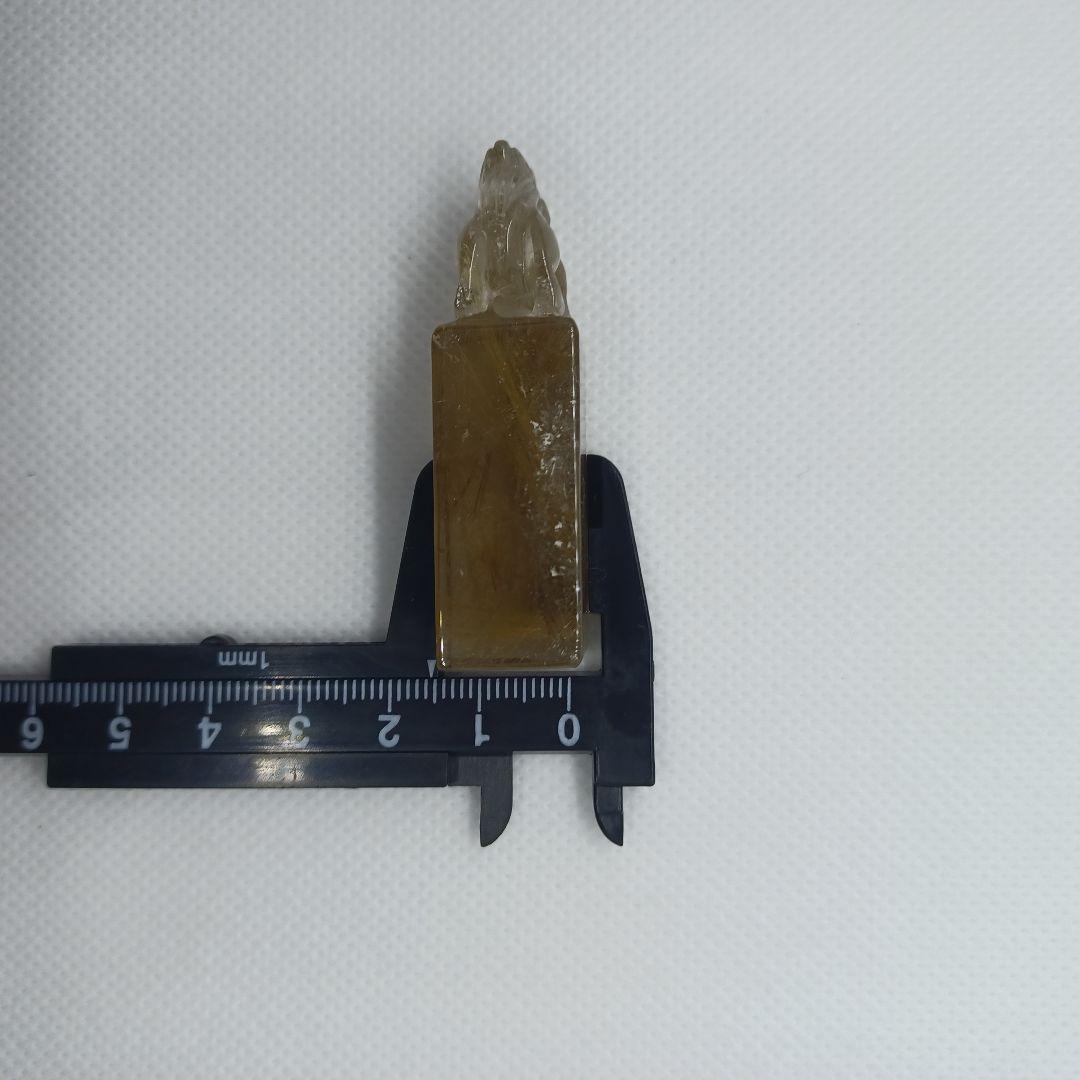 ゴールド～ブラウンルチル　印材　ヒキュウ　金運・ビジネス運