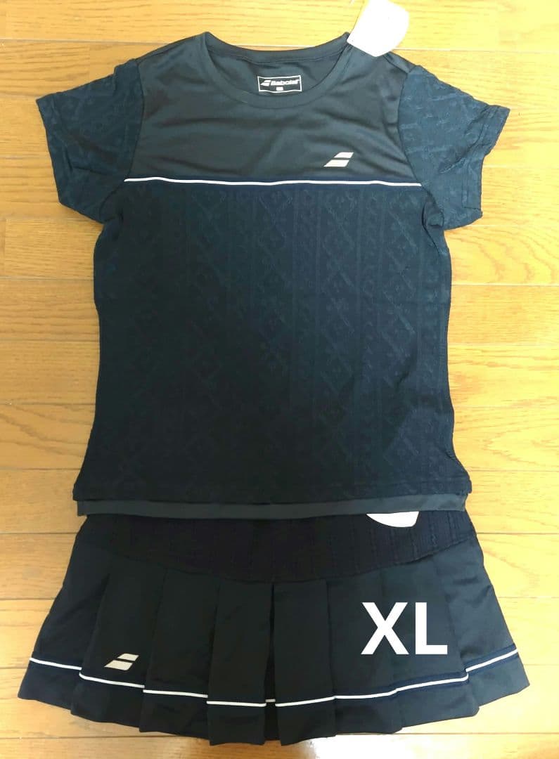 2点セット バボラ シャツ② 、スコート セットアップ レディーステニスウェア