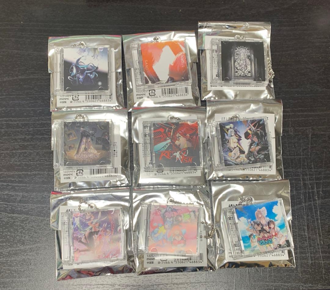 NIKKE展 ジュークボックスキーホルダー　9種コンプリートセット