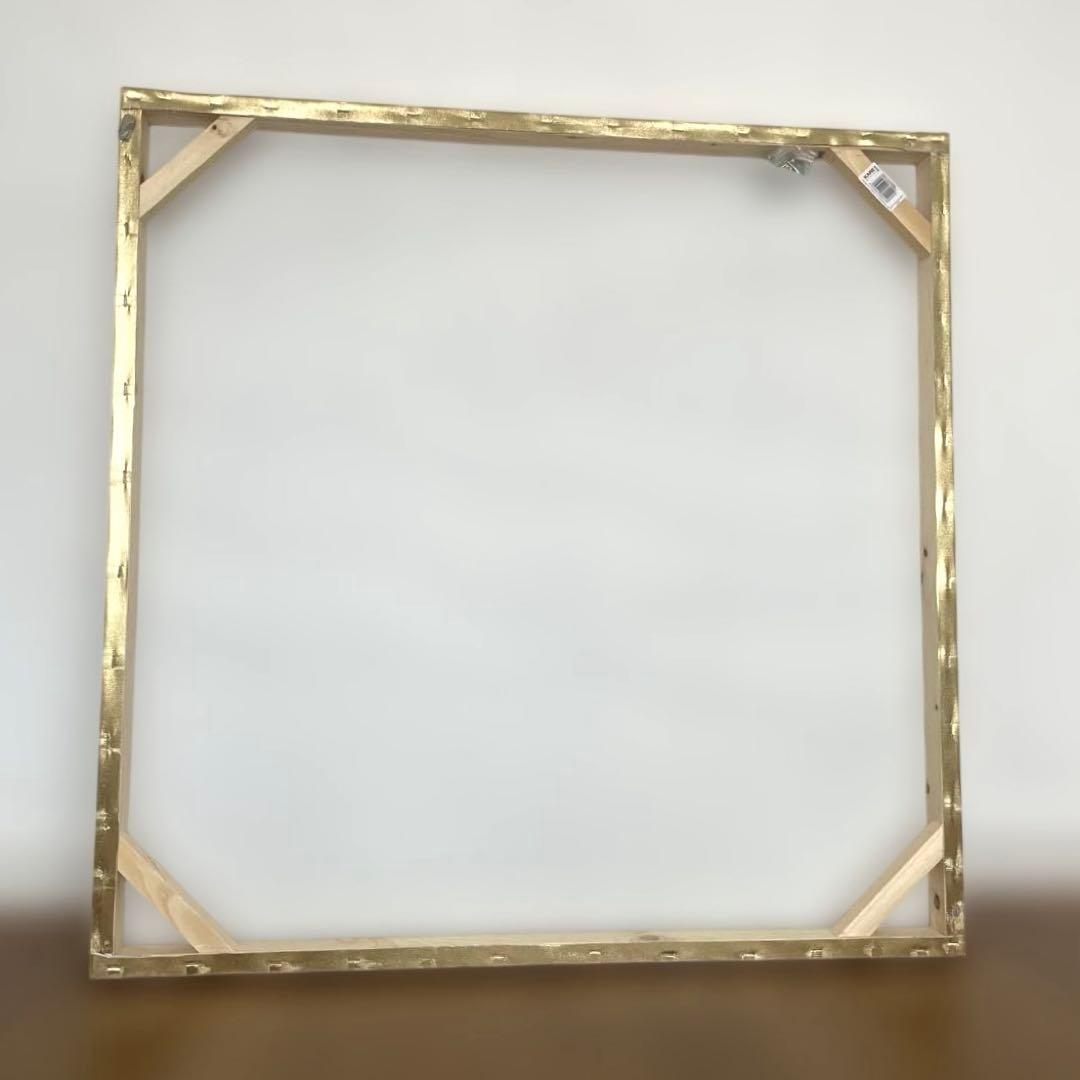 ドッグウィズパイナップル80x80cm アート - リビングハウス