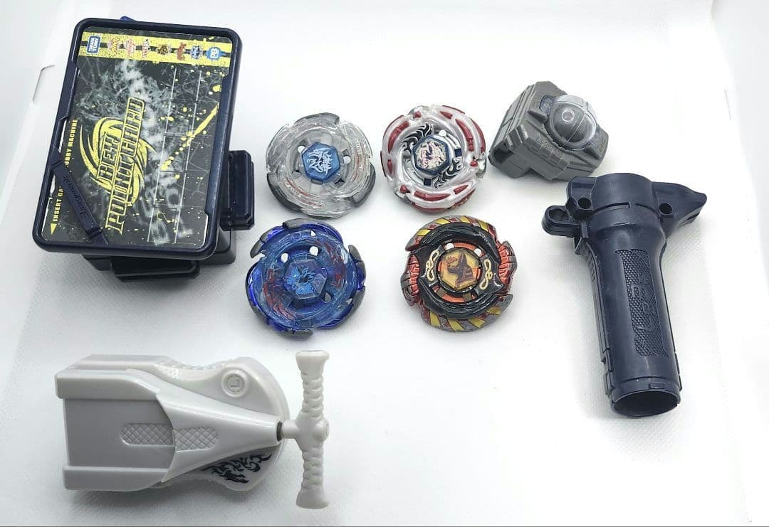メタルファイトベイブレード4種+ランチャーセット(おまけ付き)