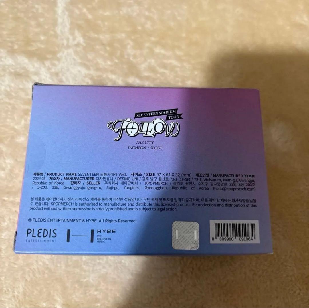 SEVENTEEN FOLLOW THE CITY インスタントカメラ 35mm