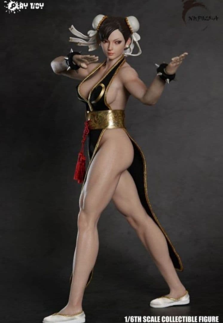 新品　1/6　チュンリー　アクションフィギュア　シームレス素体　眼球可動　春麗