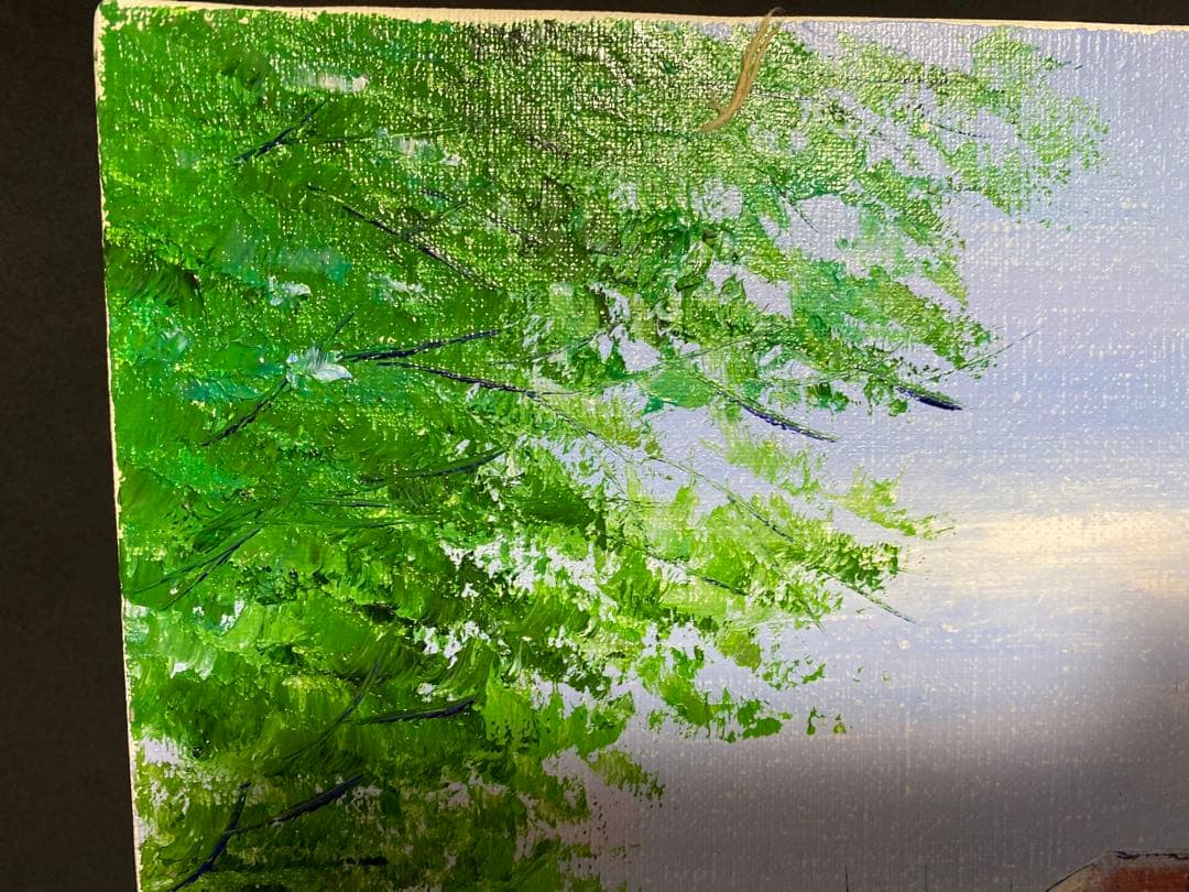 油彩画 横浜開港記念会館 小林幸三 F6