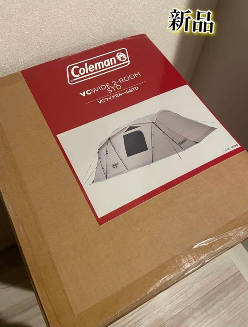 新品　Coleman 【限定モデル】 VCワイド2ルームSTD デザートサンド