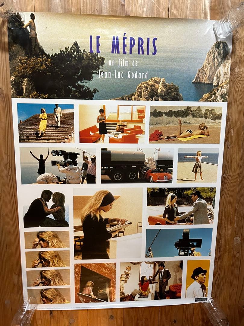 ジャン　リュック　ゴダールのポスター貴重　アニエスベー