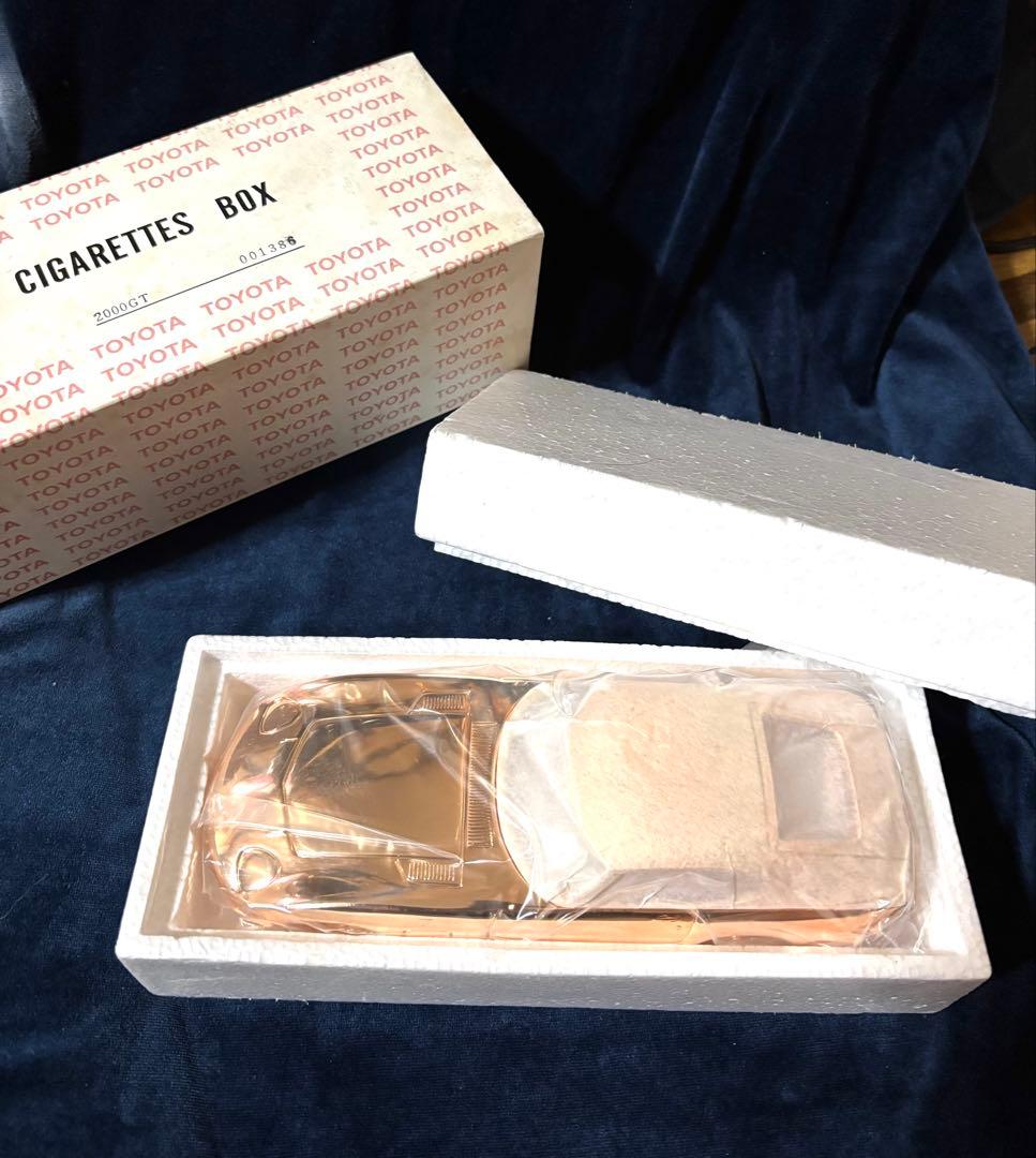 ★【TOYOTA　2000GT　金属製 シガーケース　ビンテージ　ノベルティ】