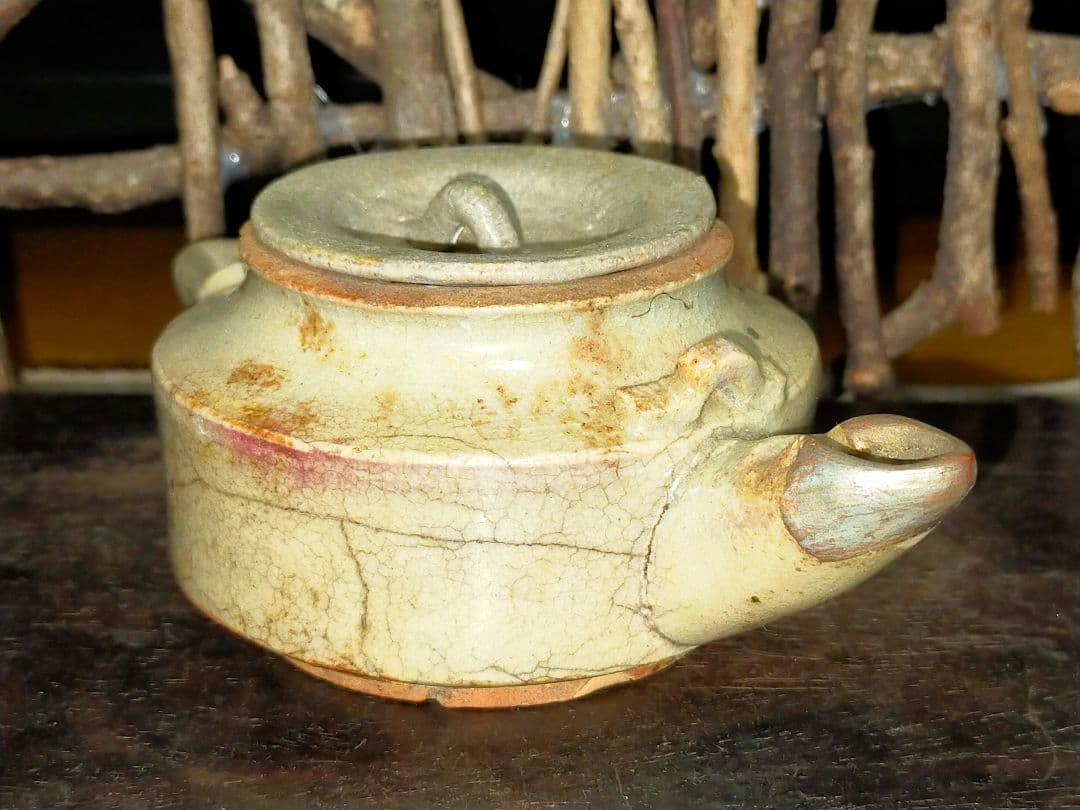 ♥御深井♥　急須　♥両口♥　発掘品　骨董　古玩