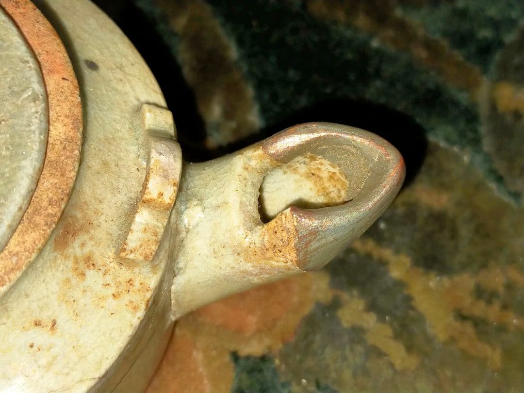 ♥御深井♥　急須　♥両口♥　発掘品　骨董　古玩