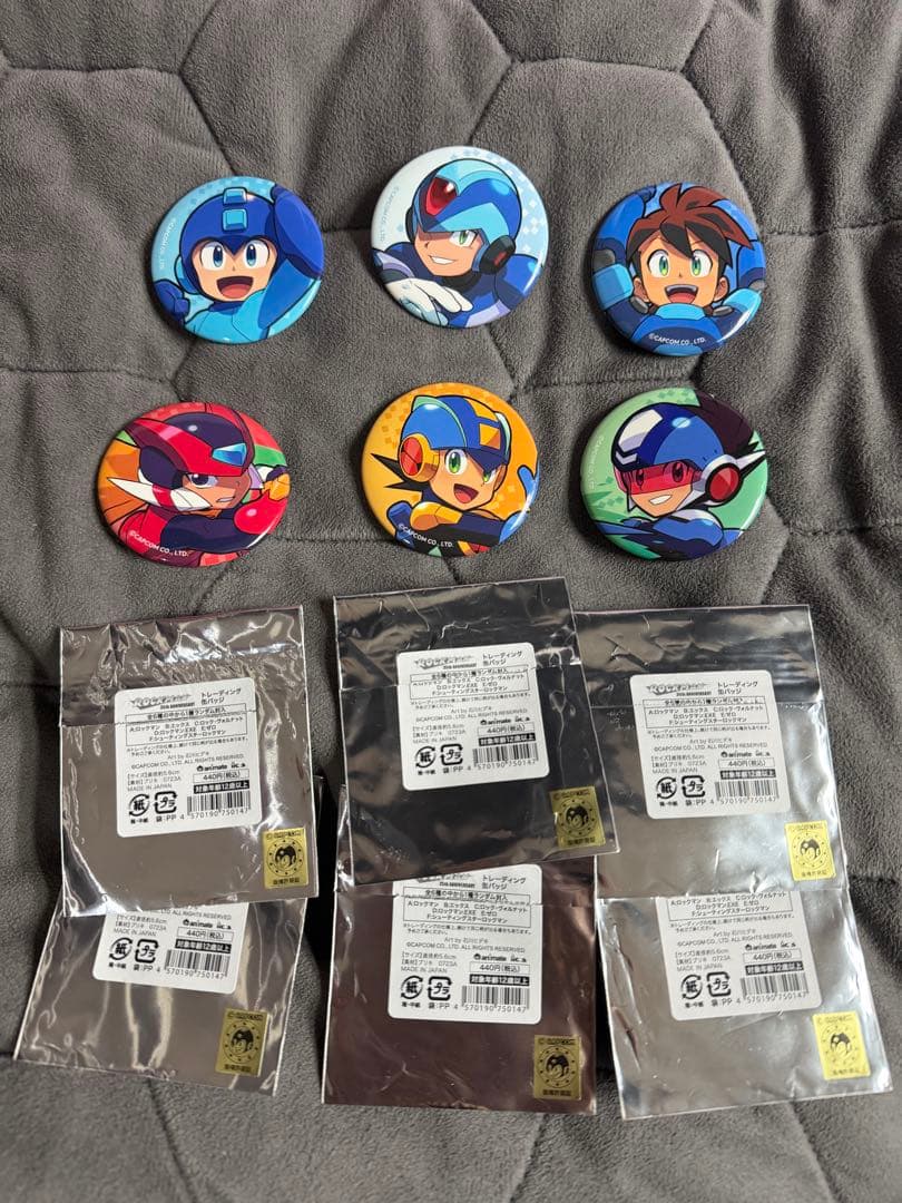 ロックマン 35周年 缶バッジ 6種セット