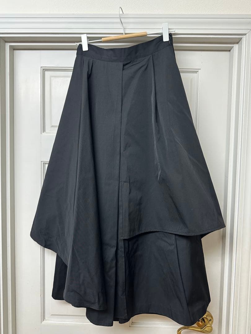 UN3D. アシンメトリーレイヤードパンツ　36