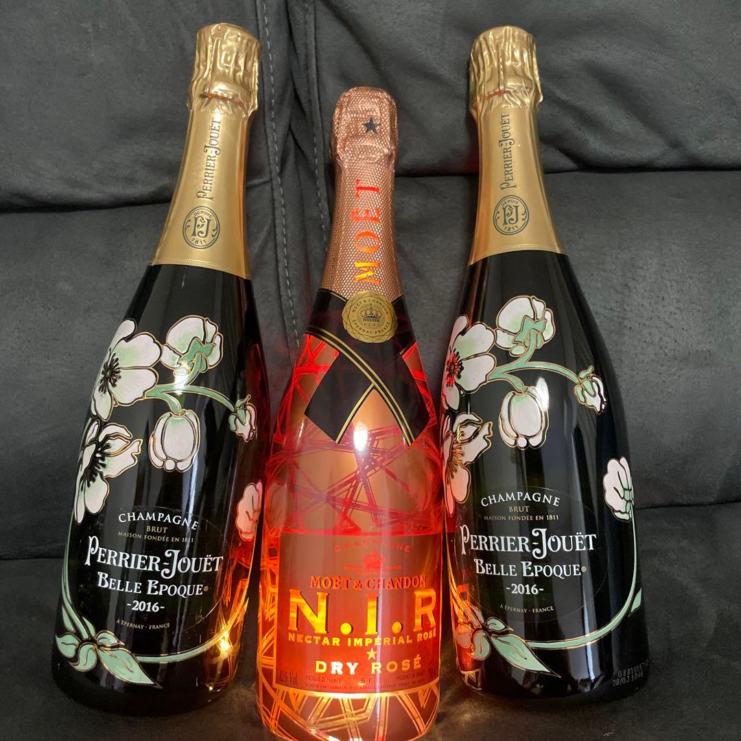 ペリエジュエベルエポック2016×2 &モエエシャンドンネクターアンぺリアルロゼ