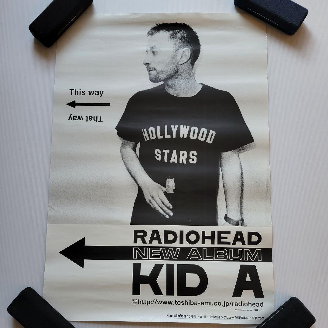 希少 レディオヘッド トム・ヨーク KID A ポスター B2