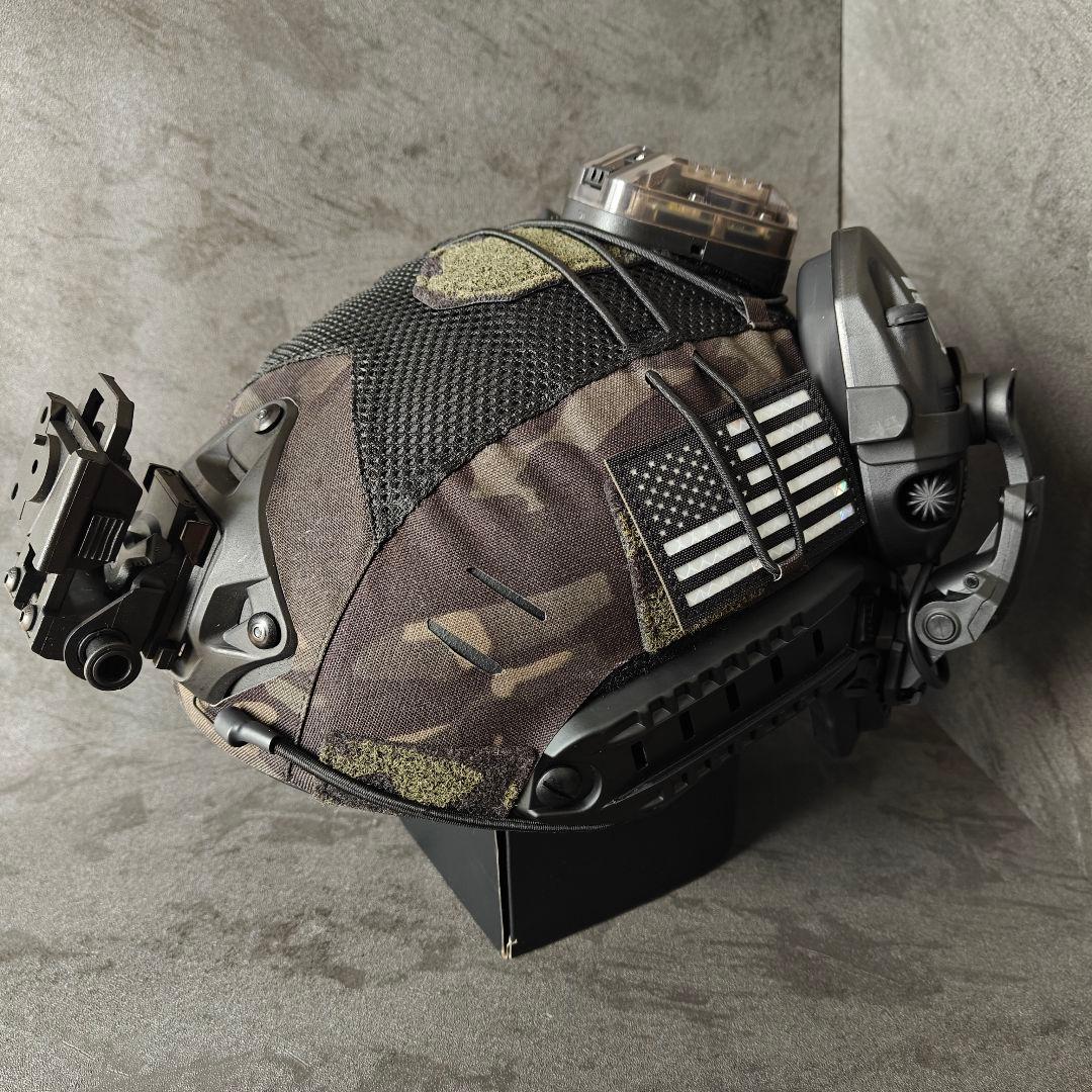 新品 実物NIJ IIIA防弾ヘルメット Fast SFタイプ BKMフルセット