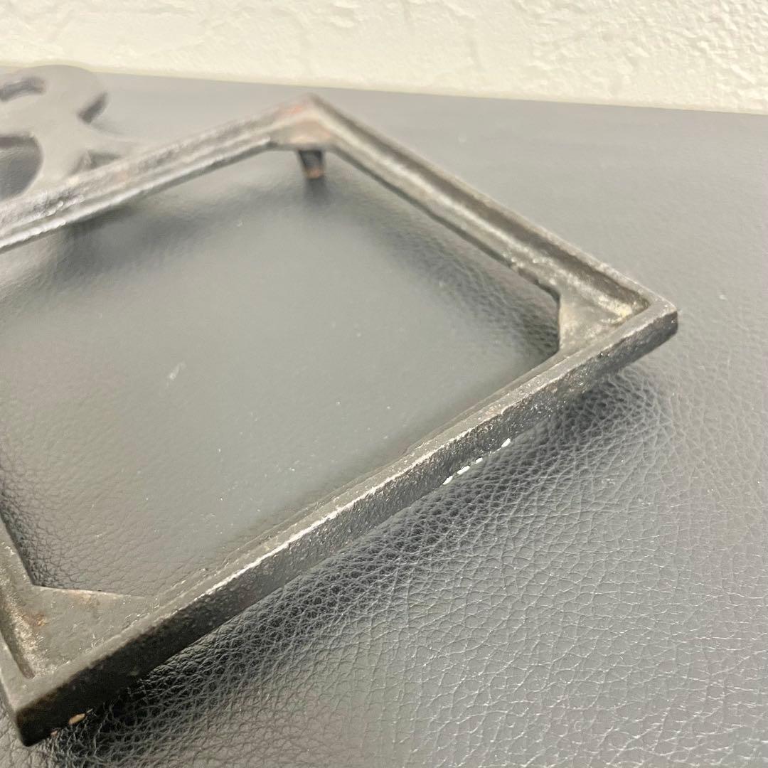 【レア廃盤品】staub ストウブ スクエアティーポット 赤色 専用台座付き