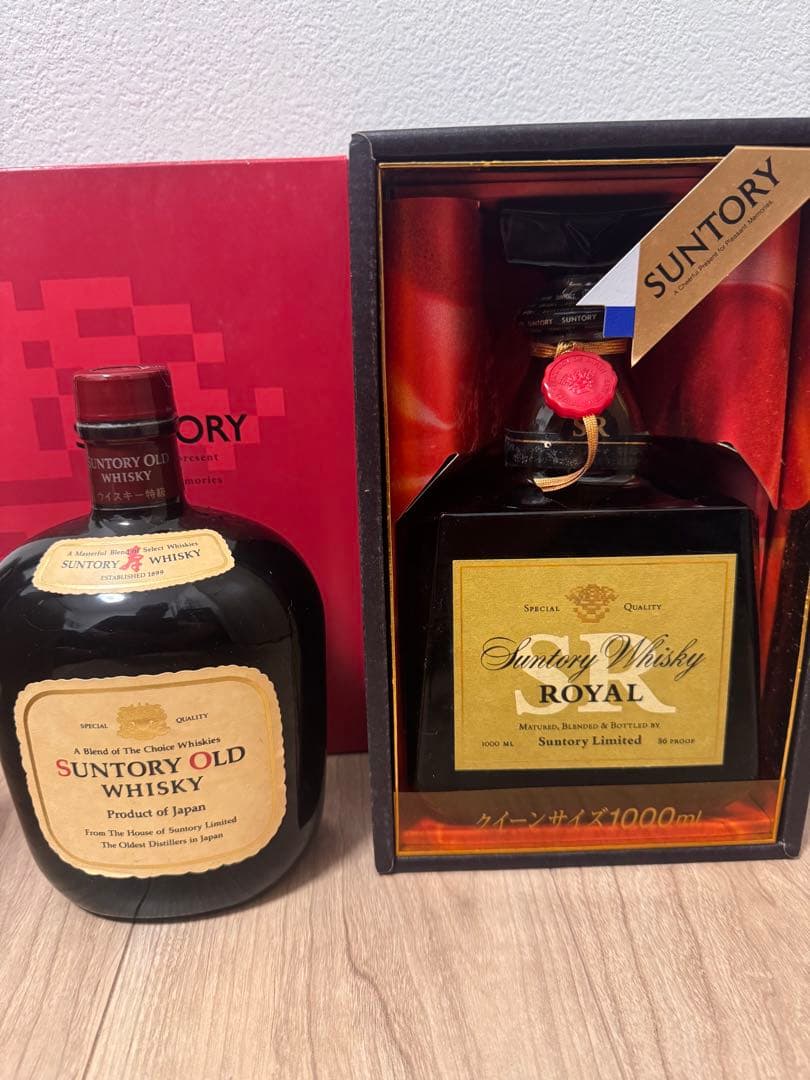 【未開栓】サントリーウイスキー ロイヤル & オールドウイスキー2本セット