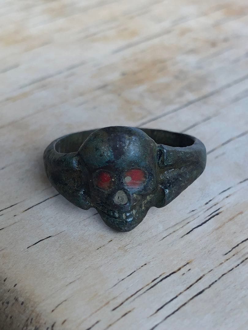 ビンテージ　スカル　髑髏　骸骨　リング　アンティーク　ネイバーフッド