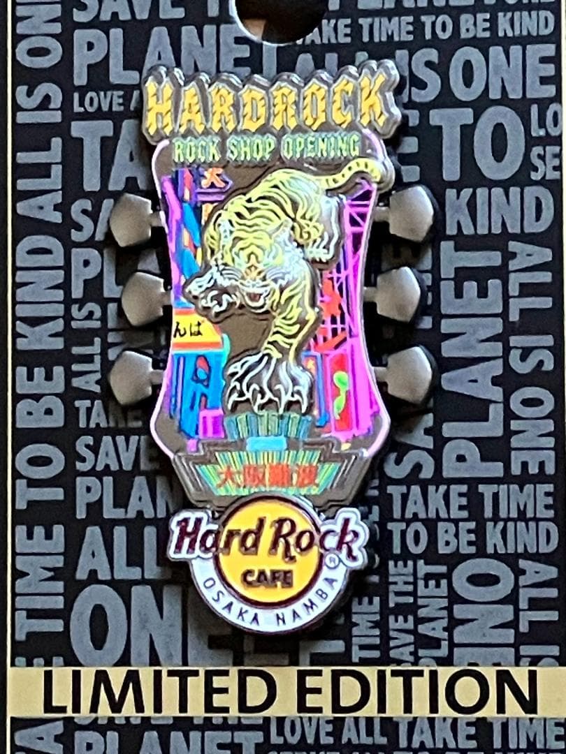 値下大阪難波☆新規開店・オープニングピン☆6点セット【虎・大阪城・桜】ギターピン