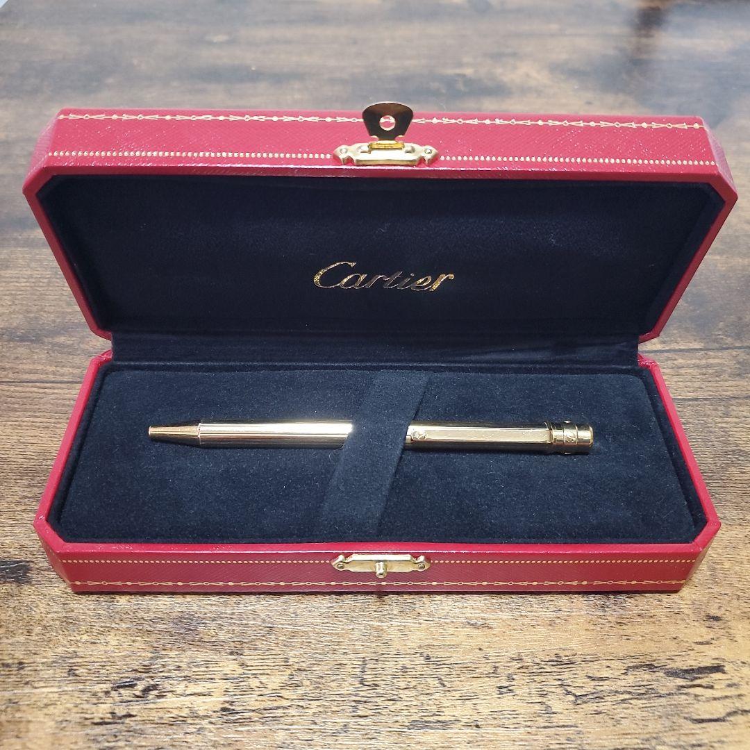 カルティエ サントス ボールペン ST150183 ゴールド