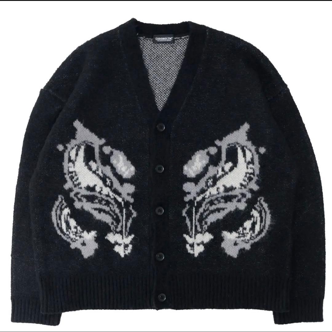 ミュージシャン CHRONOIZM FLOWER CARDIGAN XL