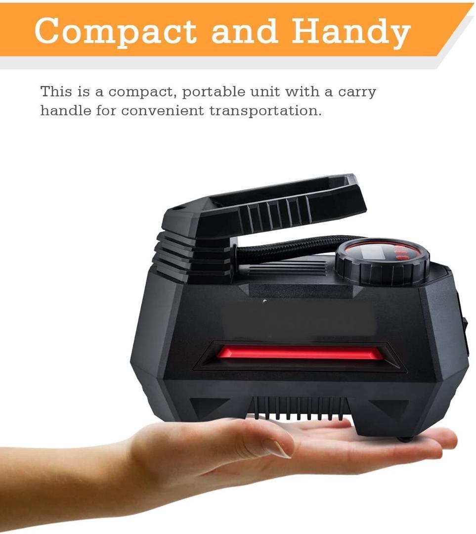 ❤車やバイクのタイヤはもちろん幅広い用途で大活躍♪❤電動エアコンプレッサー