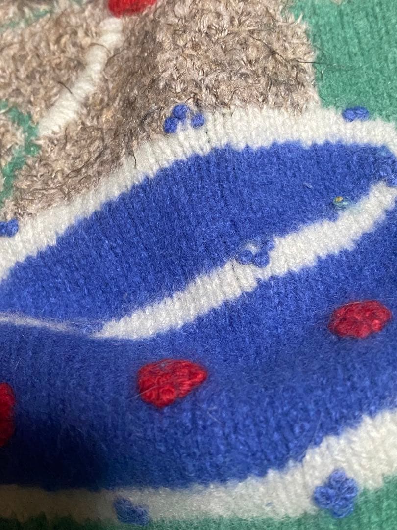 MIEKO UESAKO セーター カシミヤ混　緑系