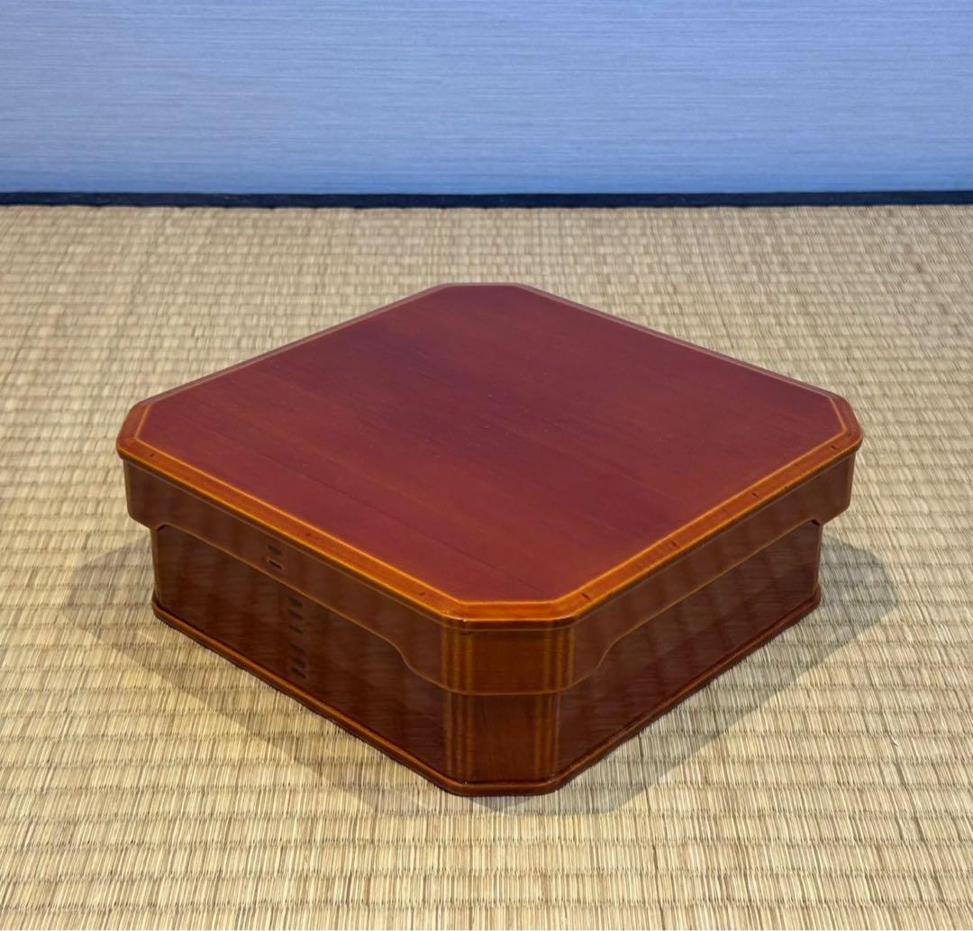 飛驊春慶塗 大徳寺 縁高 18客 共箱 茶道具 茶懐石道具 弁当箱 会席