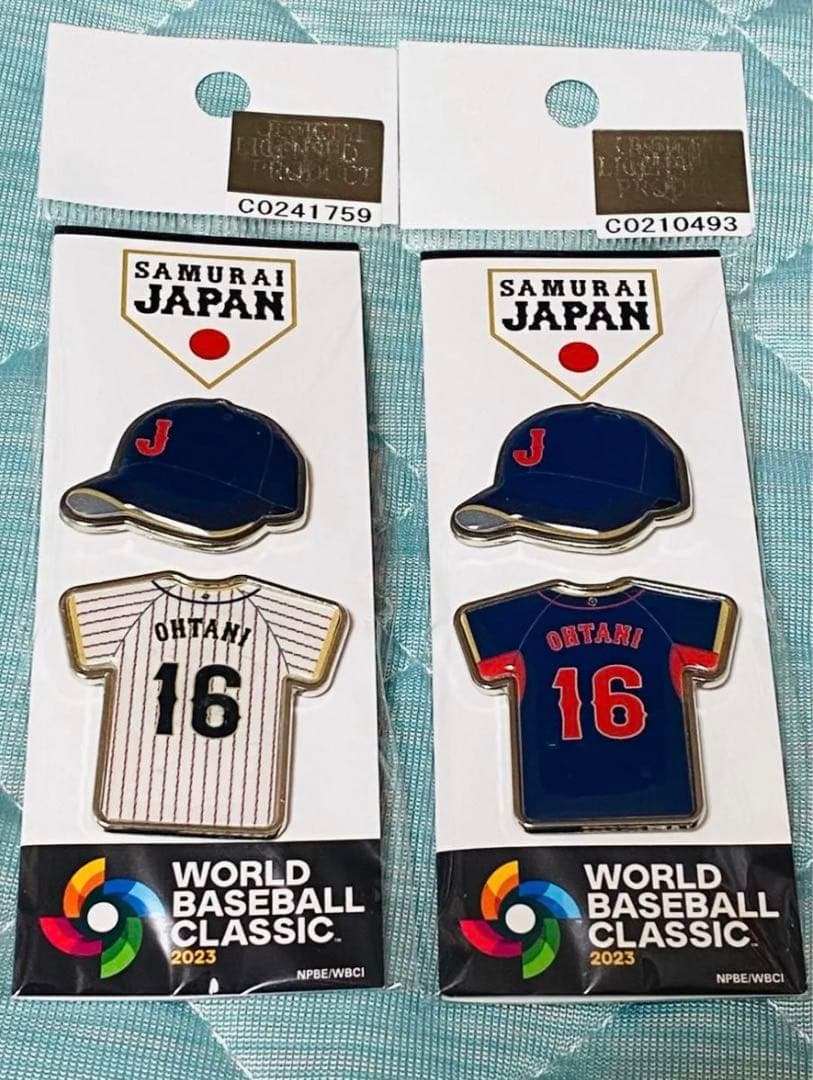 新品　WBC 2023 侍ジャパン　大谷翔平　キーホルダー　ピンバッジ