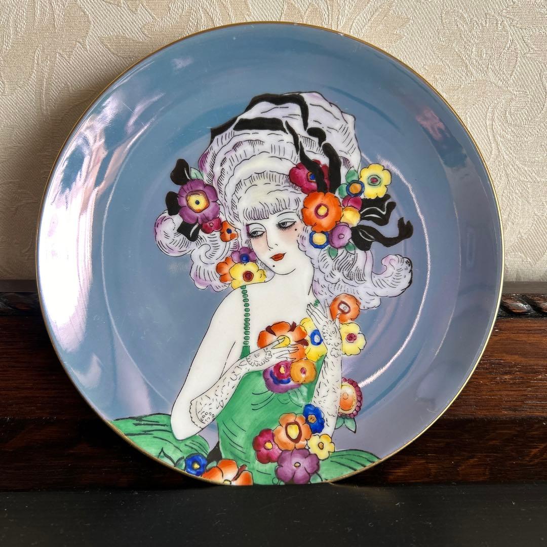 オールドノリタケ　ラスター彩　 デコレディ　ポンパドール